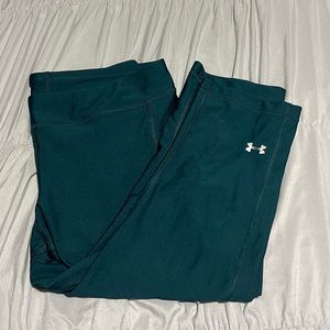 Emerald Green Under Armour Capri Leggings